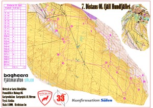 7.Distans OL fjäll hundfjället. Violett