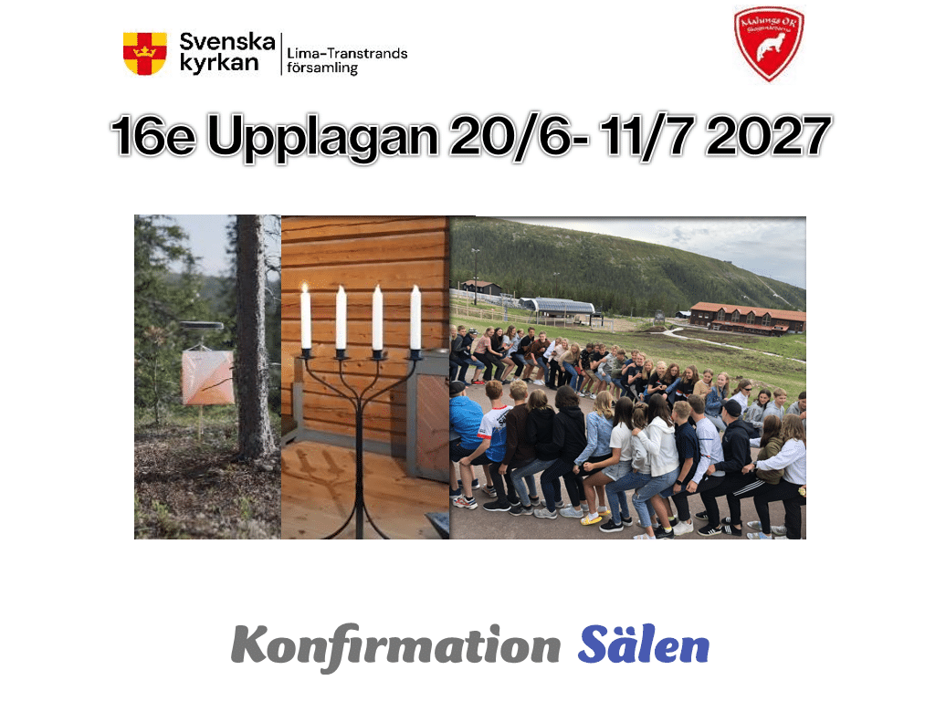 INFORMATION FRÅN KONFIRMATIONSUPPTAKTEN